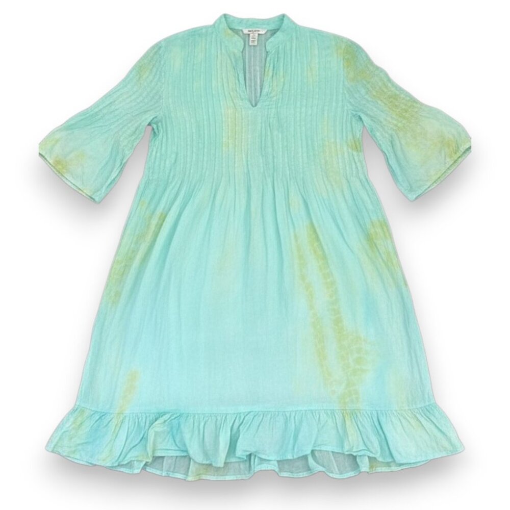 Soft Surroundings Marbella Tie-Dye Crinkle Dress Size L